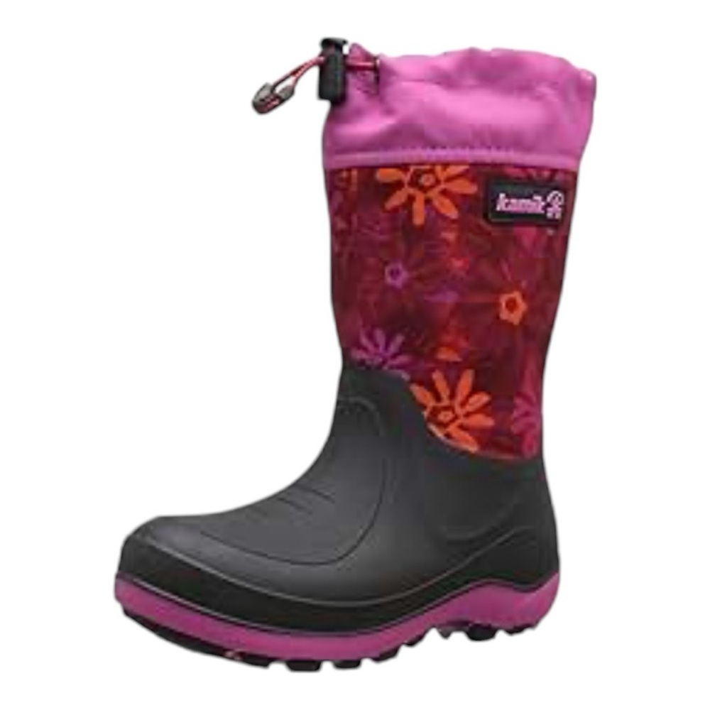Kamik Stormin 2 Pentaswirl Snow Boots in Magenta. Girls size 4.